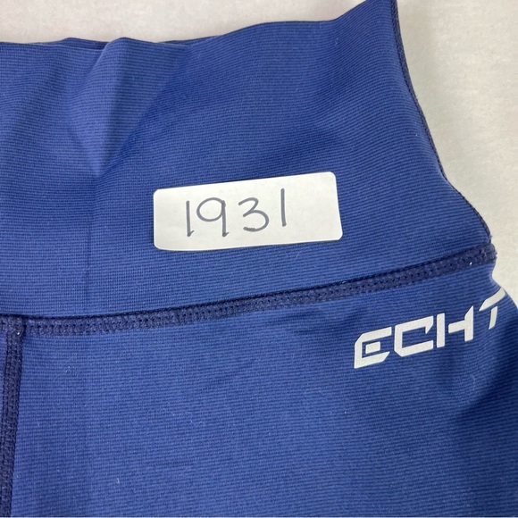 ECHT leggings stretch high rise wide waist  size:M key pocket - Picture 2 of 10